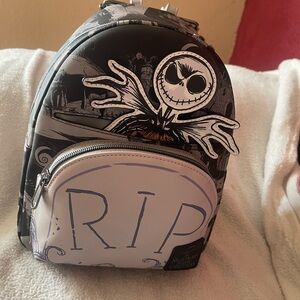 LOUNGEFLY DISNEY NBC JACK SKELLINGTON RIP POP UP MINI BACKPACK ~ WITH TAGS~ NEW